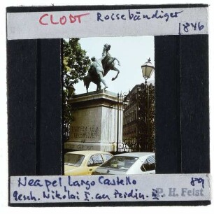 Neapel, Palazzo Reale,Neapel, Clodt von Jürgensburg, Rossebändiger