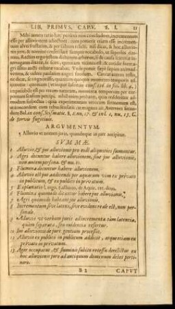 Argumentum. - Summae.
