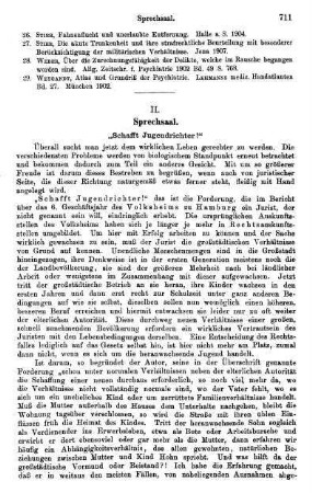 711-719, II. Sprechsaal