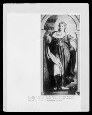 Polyptychon der heiligen Barbara — Heilige Barbara