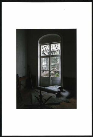 Schloss Schönrade: Innenansicht Tür zum Wintergarten, 2009