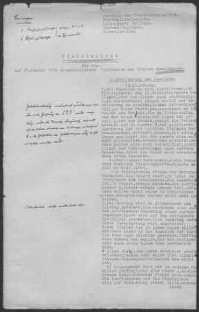 Heselwangen: Pfarrbericht 1934