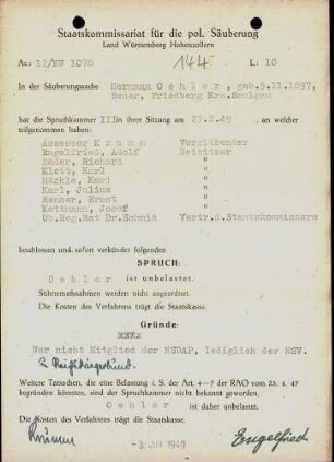 Oehler, Hermann
