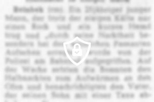 Halbnackt in eisiger Kälte