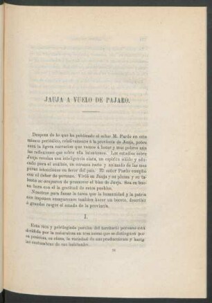 Jauja a vuelo de pájaro.