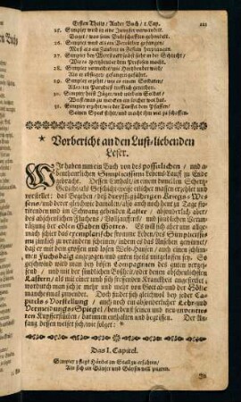 111, Vorbericht an den Luft-liebenden Leser