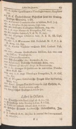 Libri in Octavo.