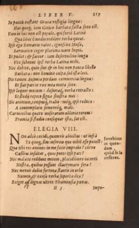 Elegia VIII.