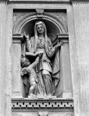 Statue einer heidnischen Sibylle