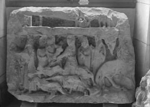 Fragment eines Tympanonreliefs mit Darstellung des Bethlehemitischen Kindermordes