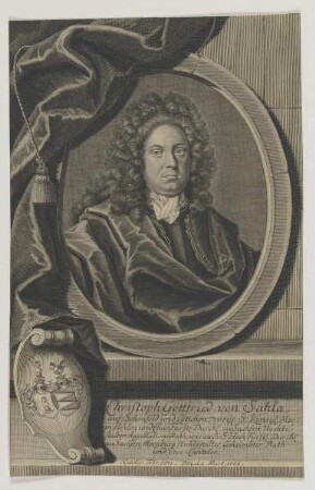 Bildnis des Christoph Gottfried von Sahla