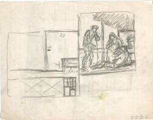 Hildebrand, Adolf von; Forte dei Marmi (Italien); Ferienhaus Hildebrand - Grundriss; Bildnis