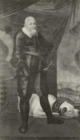 Bildnis Johann Georg I., Kurfürst von Sachsen, im Prunkharnisch von Hieronymus Ringler (?)