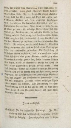 265-274 Journalistik