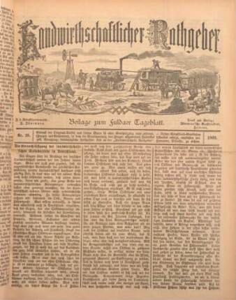 26: Beilage vom Montag, 15. Dezember 1902