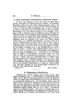 Pädagogische Einfühlung : [Mitteilungen]