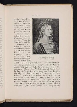 Der 22jährige Dürer. Selbstporträt von 1493.