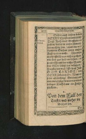 4. Von dem Fall der Teuffel/ und woher ire Boßheit sey.