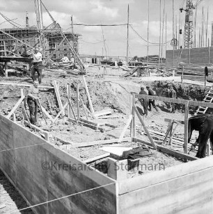 Schule am Masurenweg: Außenansicht der Baustelle
