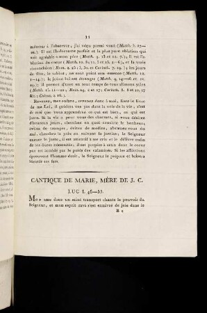 11-22, Cantique De Marie, Mère De J. C.; ...