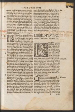 Liber Hymnorum sive Psalmorum.