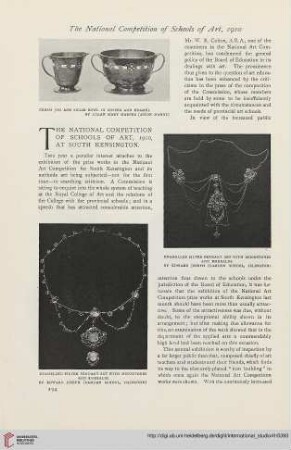 41.1910 = Nr. 164: The National Competition of Schools of Art, 1910, at South Kensington