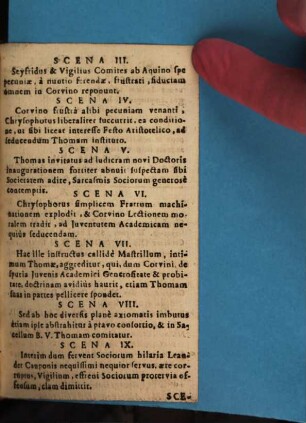 Doctor Angelicus : In Scenam datus, Cum Praenobilis & Doctissimus Dominus Joannes Maximilianus Abrahamus Josephus de Kern & Ab & in Zellerreith & Lerchenhueb, J.U. Studiosus Praefectus Majoris Congregationis Academiae B. V. Mariae ab Angelo Salutate. Promulgaretur Ingolstadij. In Conventu Ordinario, 10. Junij. Anno 1703.