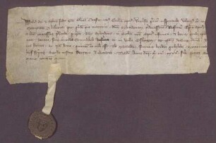 Bestätigungsbrief der Stiftung von 1313 April 27 (vgl. GLA 42 Nr. 1422) durch Bischof Walram von Speyer.