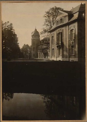 Schloss Eisersdorf von Herrn zu Löbbecke Anbau oder Wiederaufbau (?): Ansicht