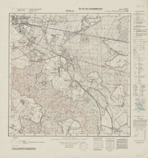 2654 (alte Nr.: 1241) Altdamm, Meßtischblatt (4cm - Karte)