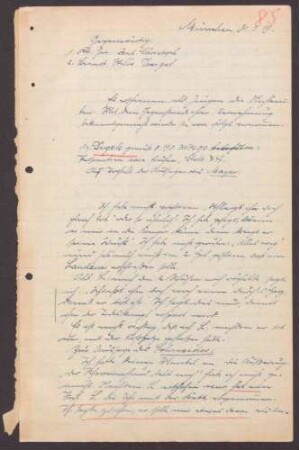 Vernehmung des Zeugen Eugen Digele über seine Misshandlungen gegenüber Landauer und den Diebstahl einer Uhr