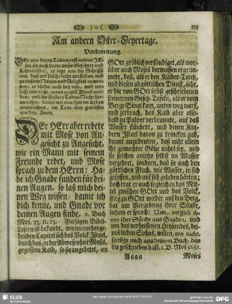 Am andern Oster-Feyertage