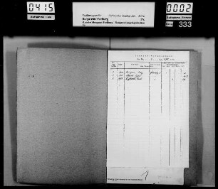 Haubitz bei Borna, Flur (seit 01.09.1948 Ortsteil von Eula), Bd. 1