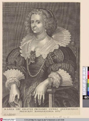 Marie dei Gratia Princeps Comes Arenbergiae