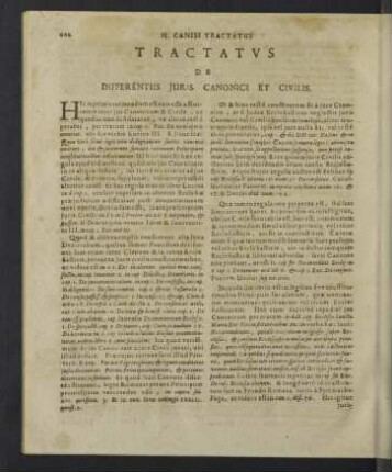 Tractatus de differentiis juris canonici et civilis.