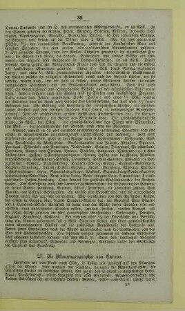 27. Die Pflanzengeographie von Europa