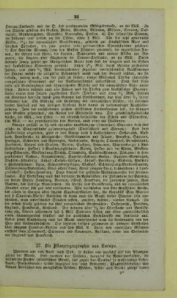 27. Die Pflanzengeographie von Europa