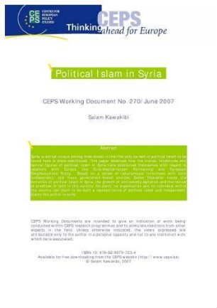 Political Islam in Syria