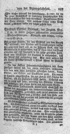 Anatomische Wahrnehmungen.