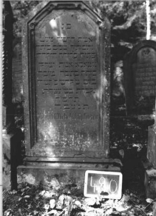 Grabstein 490 (Index: 99895551) Material: Sandstein Zustand: gut Maße HxBxT: 141x60x19 cm Beschreibung: Stele mit abgeflachtem, giebelartigem Abschluss: Grabstein 490