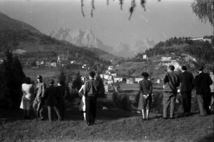 Pieve di Cadore: Gruppe, Blick auf Dolomiten bei Pieve di Cadore