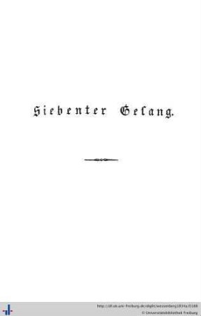 Siebenter Gesang