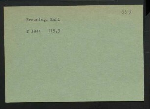 Breuning, Karl