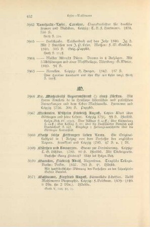 M (Nr. 3966 - 4340)