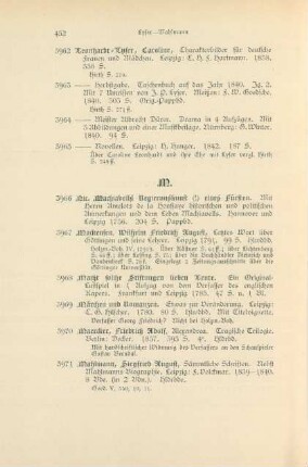 M (Nr. 3966 - 4340)