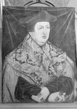 Bildnis des Kardinals Albrecht von Brandenburg, Kurfürst und Erzbischof von Mainz