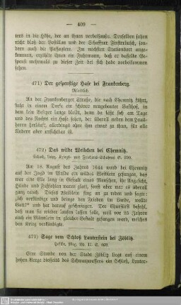 473. Sage vom Schloß Lauterstein bei Zöblitz