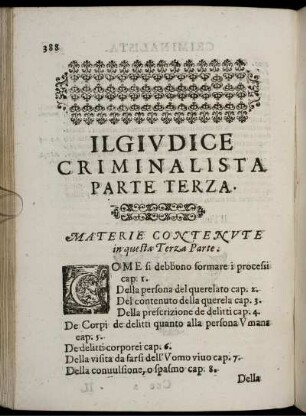 Parte Terza