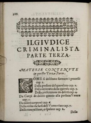 Parte Terza