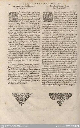 De gli ornamenti di legname. Cap. LXXIIII.